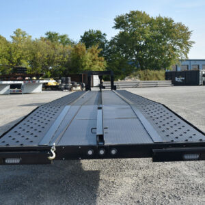 53 foot gooseneck flatbed trailer for heavy equipment transport
