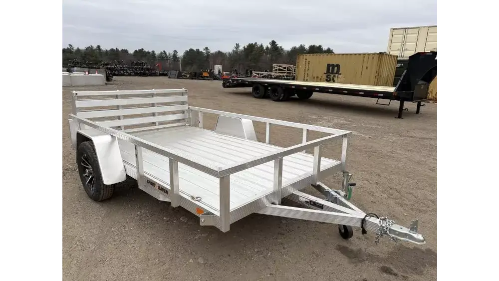 2026 Sport Haven 6x10 3K Deluxe Aluminum Utility Trailer w/Aluminum Decking & Folding Ramp - Image 14