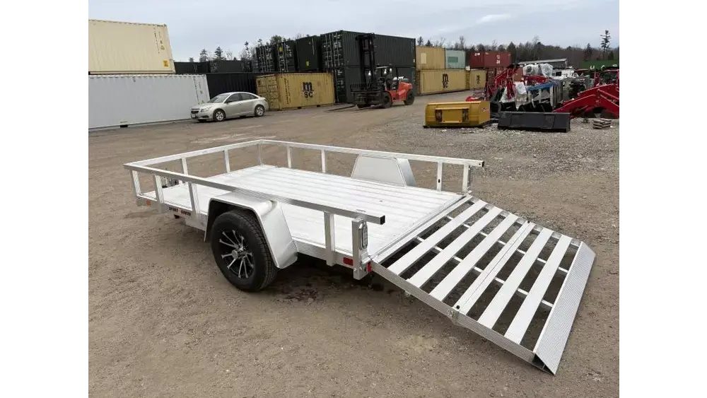 2026 Sport Haven 6x10 3K Deluxe Aluminum Utility Trailer w/Aluminum Decking & Folding Ramp - Image 8