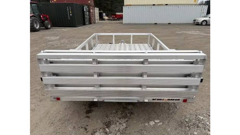 2026 Sport Haven 6x10 3K Deluxe Aluminum Utility Trailer w/Aluminum Decking & Folding Ramp - Image 11
