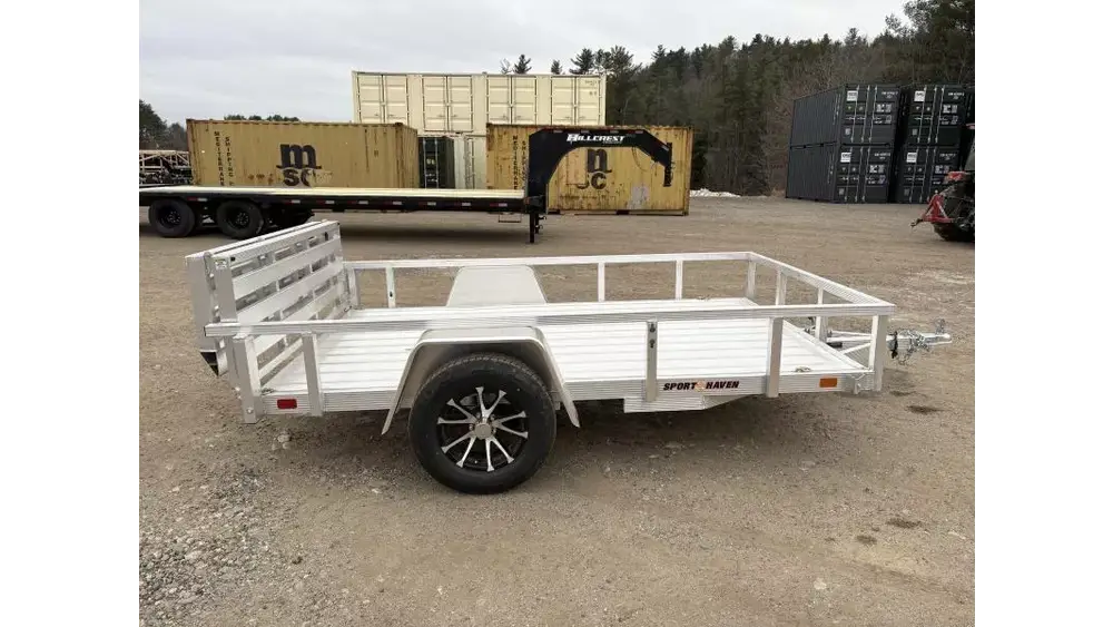 2026 Sport Haven 6x10 3K Deluxe Aluminum Utility Trailer w/Aluminum Decking & Folding Ramp - Image 13