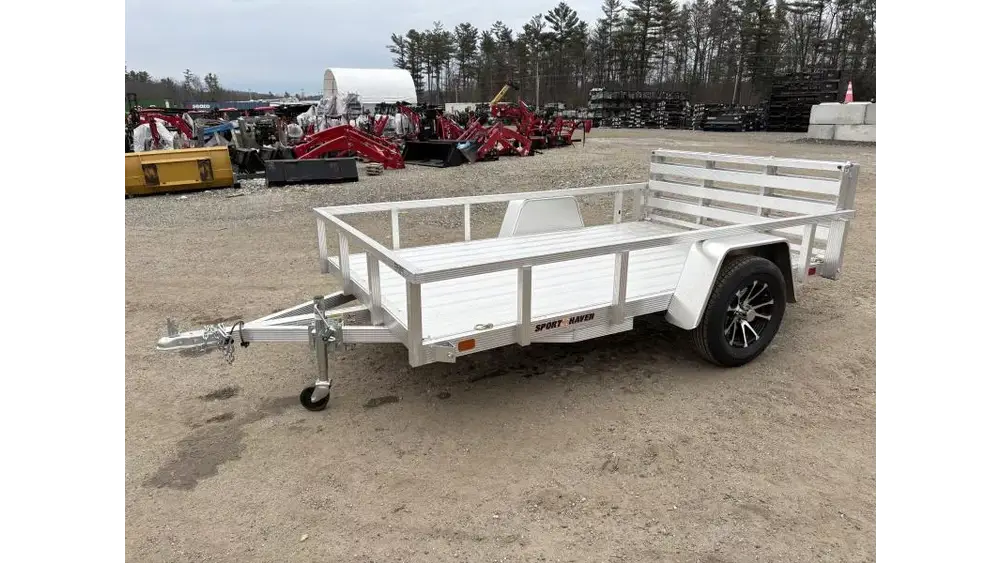 2026 Sport Haven 6x10 3K Deluxe Aluminum Utility Trailer w/Aluminum Decking & Folding Ramp - Image 7