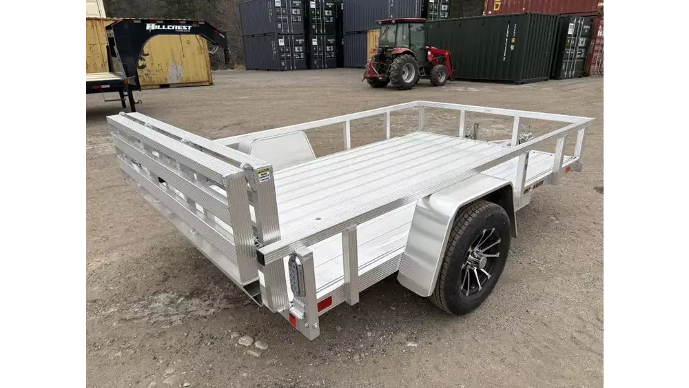 2026 Sport Haven 6x10 3K Deluxe Aluminum Utility Trailer w/Aluminum Decking & Folding Ramp - Image 12