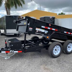 PJ 5x10 dump trailer 3.5 ton hydraulic dual axle