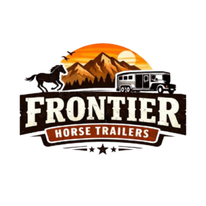 Frontier Horse Trailers brand badge logo