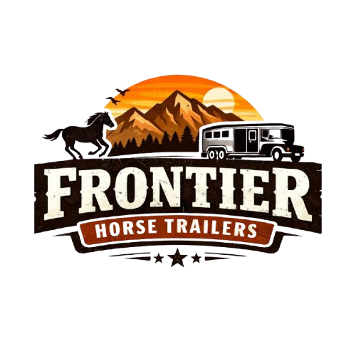 Frontier Horse Trailers brand badge logo